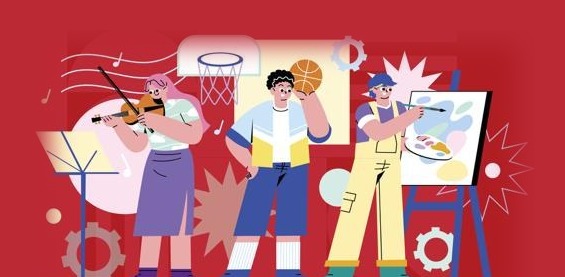 Ilustração das atividades da Academia CJPII